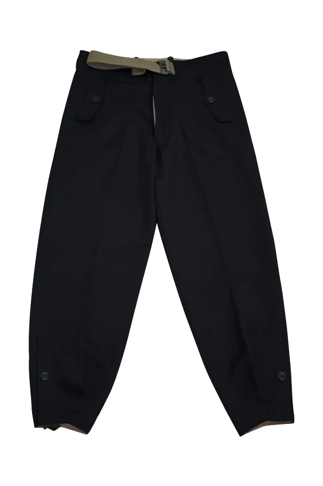   Wehrmacht German Panzer Black Gabardine Trousers German-Uniform