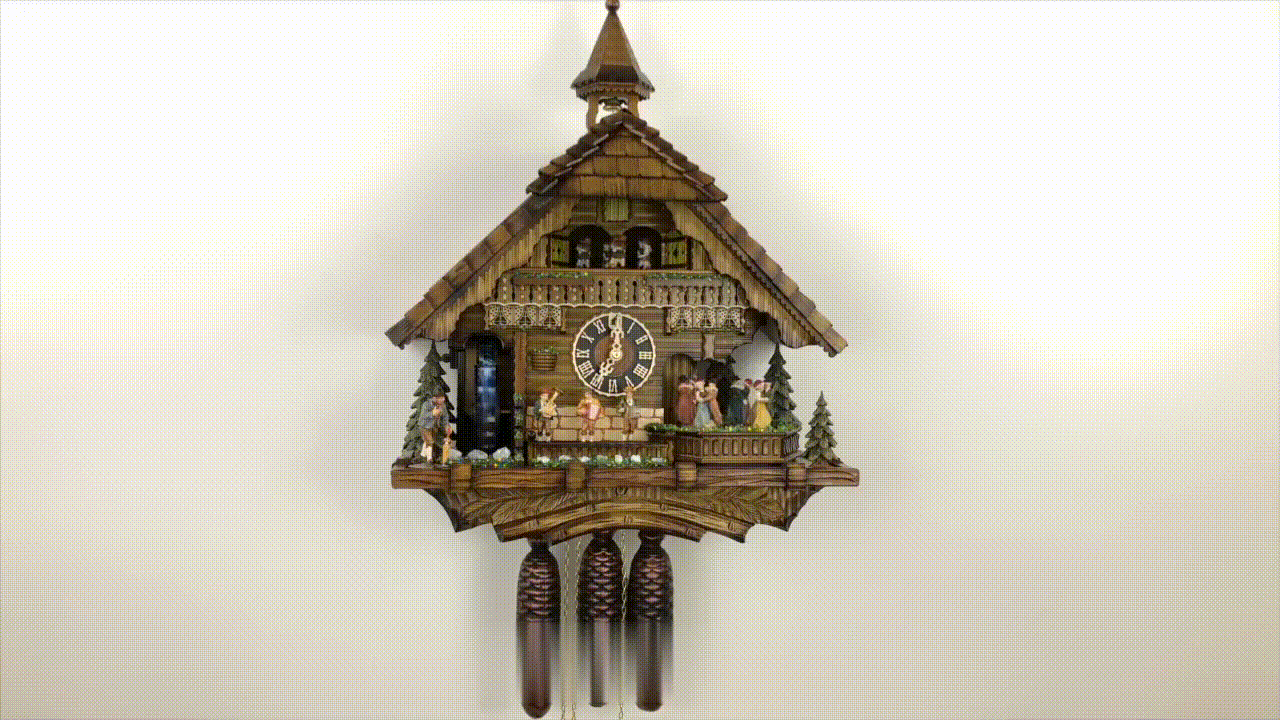 RUNNING WATER 22" CUCKOO CLOCK