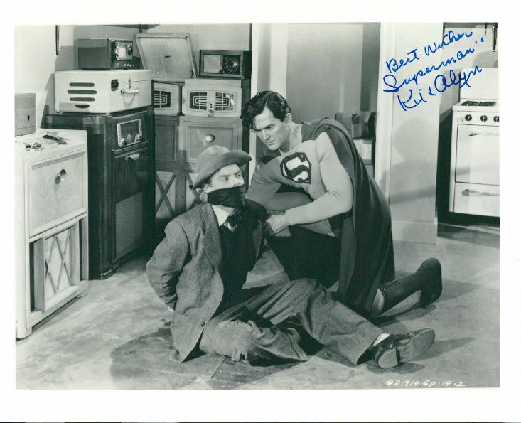 Kirk Alyn (Superman) signed 8x10 Photo Poster painting