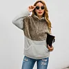 Zipper lapel blouse