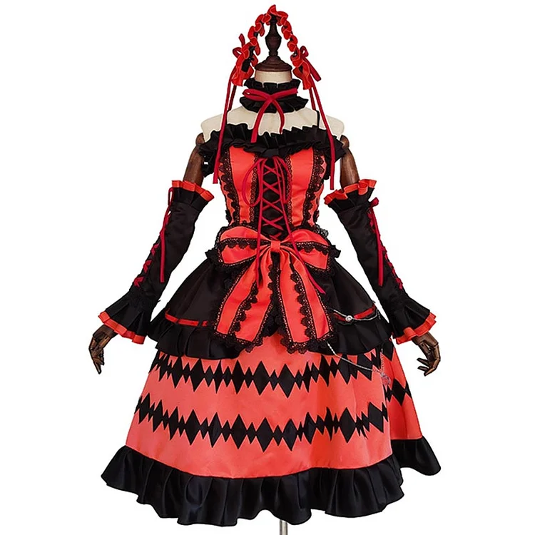 Gothic Lolita Princess Cosplay Lace Up Dress - Modakawa Modakawa