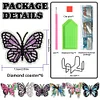 6Pcs/set Diamond Painting Butterfly Coaster Cup Cushion Home Decor