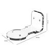 Wall Mount Acrylic Bracket Adhesive Wall Shelf for Eufy Security Indoor Cam S350
