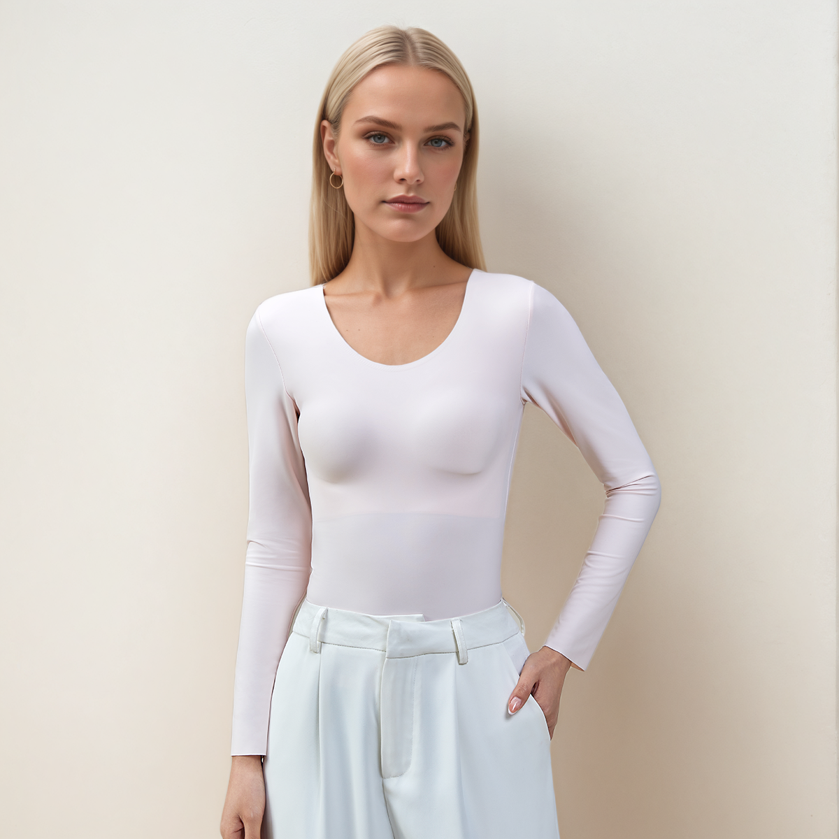Silk Warm Top for Women-Padded Bra-Free Lingerie REAL SILK LIFE