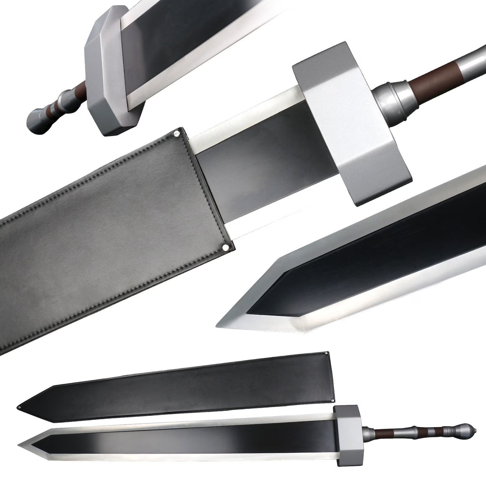 Sword by Bloodborne Full Metal 54" Greatsword Replica Weapon by Dark Elden Soul Ring - MyHiddenBlade
