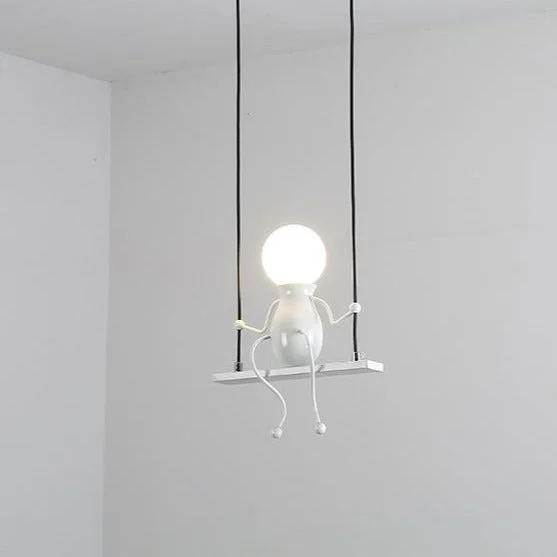 Modern Simple Wrought Iron Chandelier Creative Personality Corridor Study Dining Room Lights Villain Children's Lights