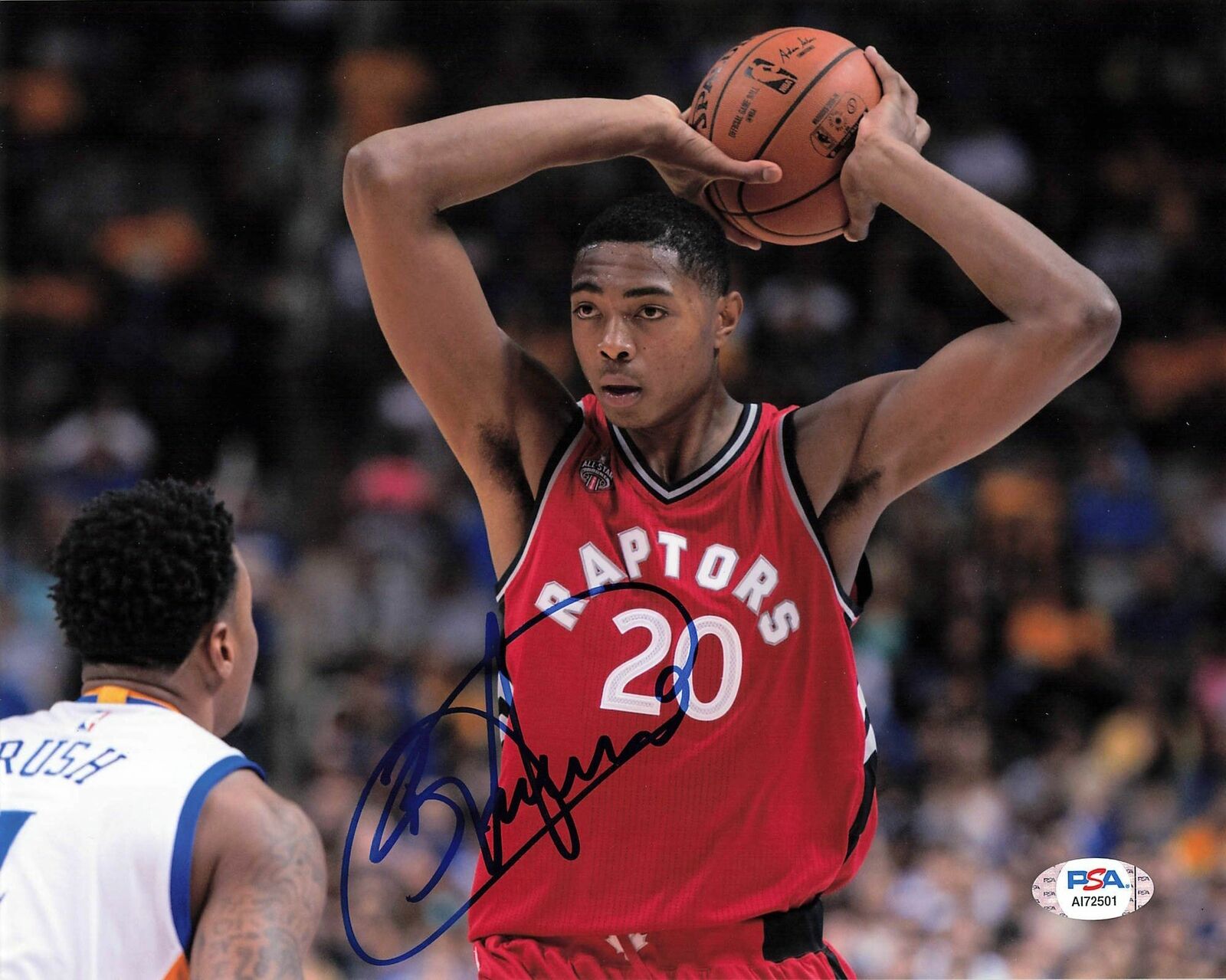 Bruno Caboclo signed 8x10 Photo Poster painting PSA/DNA Toronto Raptors Autographed