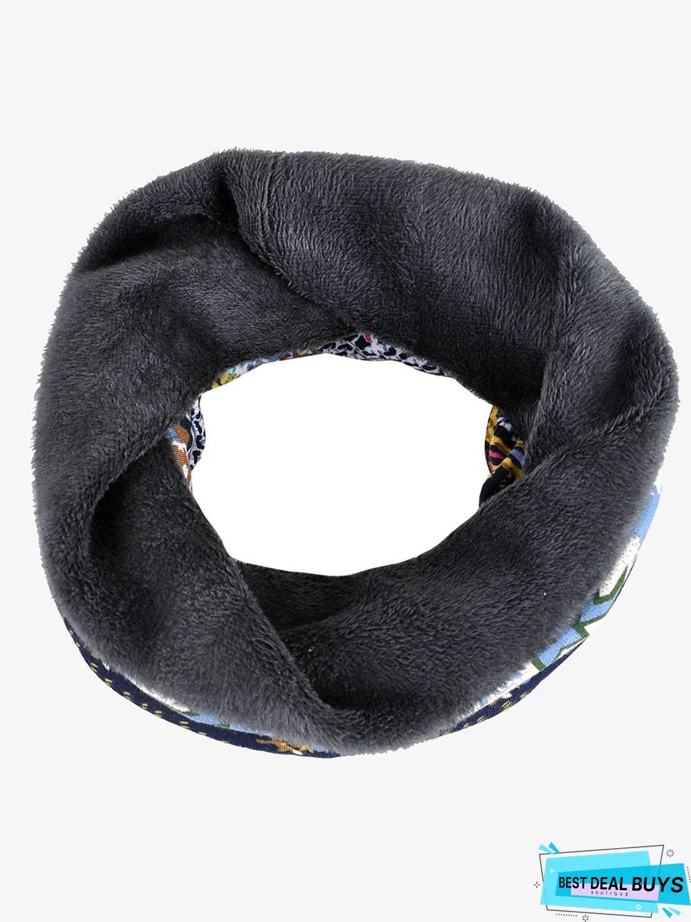 Women Vintage Stripe Print Beanie Outdoor Windproof Hat