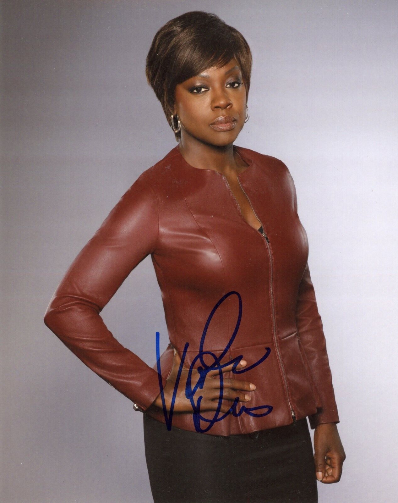 ~~ VIOLA DAVIS Authentic Hand-Signed Oscar Winner - Fences