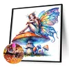 Diamond Painting-DIY Full Round Drill Mushroom Fairy