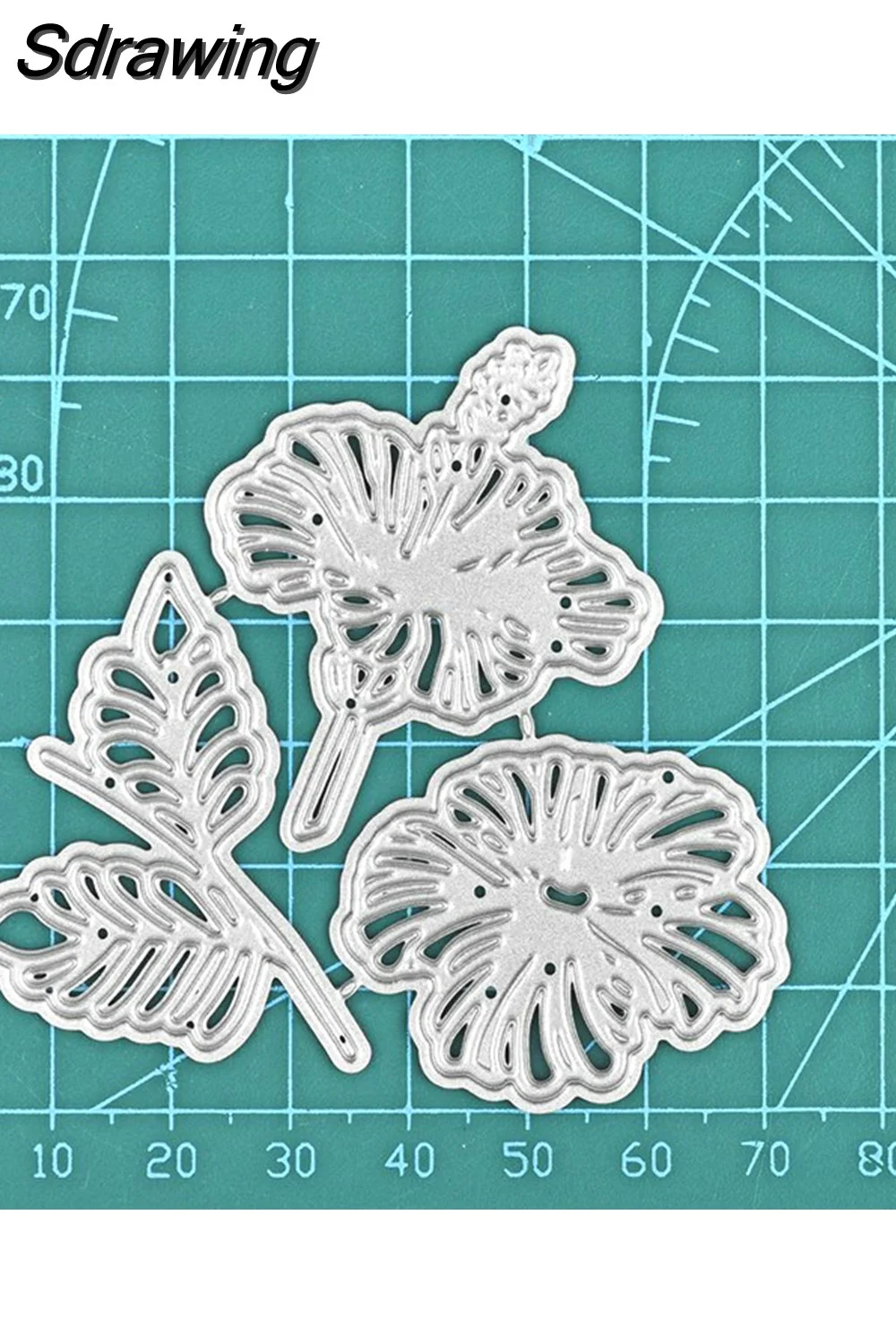 Sdrawing Leaf Series Metal Cutting Dies Flower Scrapbooking for Making Cards Decorative Embossing DIY Crafts Stencils Die Cuts