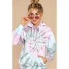 Gioiacombo&trade; Felpa Athleisure con cappuccio Tie-Dye