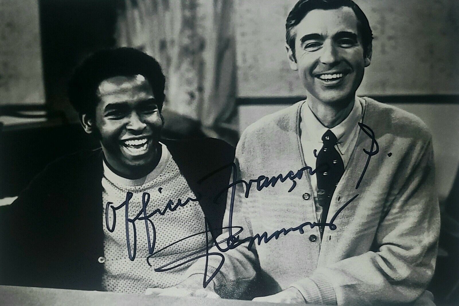 Francois Clemmons Hand Signed Autograph Photo Poster painting Mr. Rogers Neighborhood Officer