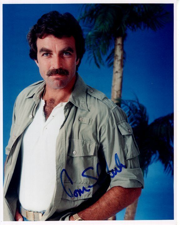 TOM SELLECK signed autographed 8x10 MAGNUM P.I. Photo Poster painting