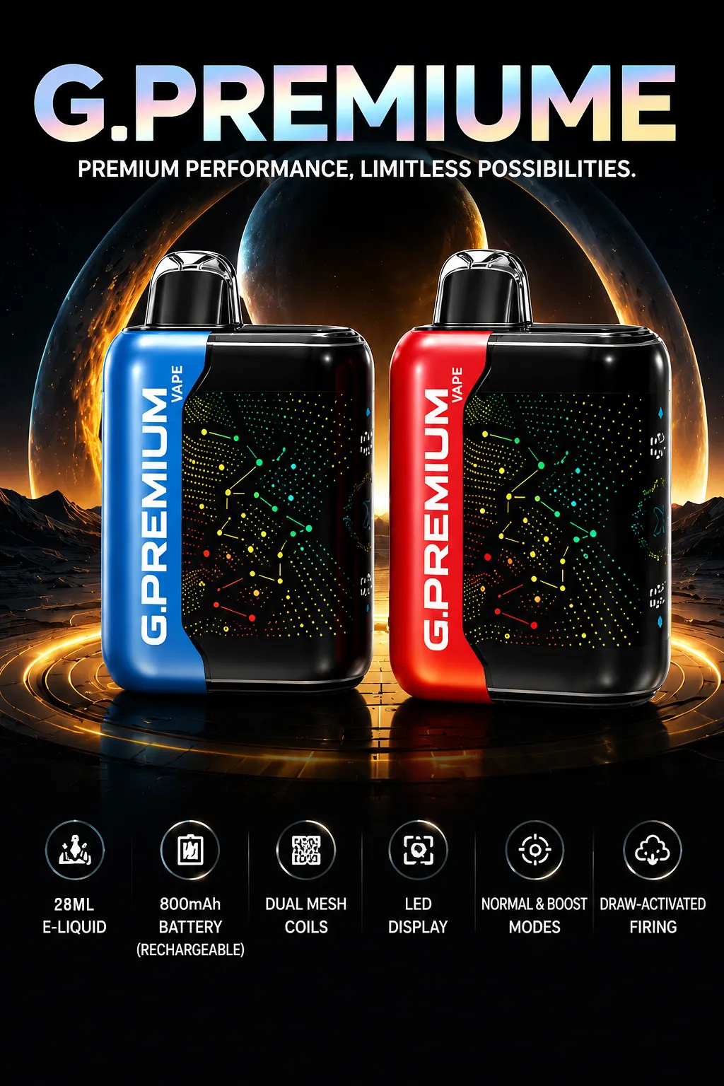 G.PREMIUM BESVAPIN &ndash; futurystyczny design premium