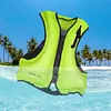 Inflatable Buoyancy Vest Adjustable Breathable Floating Life Vest for Men Women