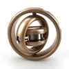 Metal gyroscope fingertip gyroscope decompression toy rotating balance black technology three-axis precision fingertip gyroscope