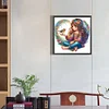 Diamond Painting-DIY Full Round Drill Girl(50x50cm)