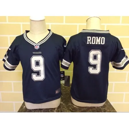 Toddler  Dallas Cowboys #9 Tony Romo Blue Stitched NFL Jersey