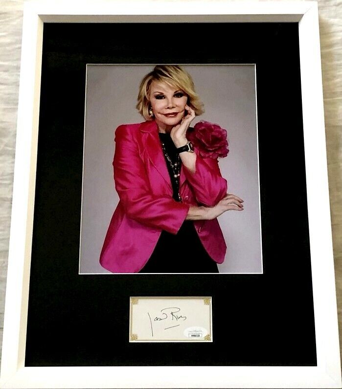 Joan Rivers autographed signed autograph matted & framed 8x10 portrait Photo Poster painting JSA