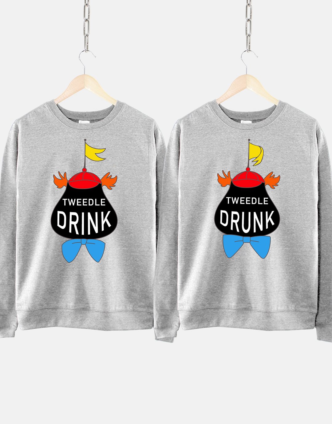 Tweedle Drink/Tweedle Drunk Sweatshirt