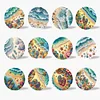 (US Local)Diamond Painting Greeting Cards Diamond Art Cards for Adults (12pcs Beach Waves)