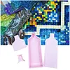 Plaque de perceuse &agrave; peinture diamant&eacute;e sans d&eacute;versement de perceuse en plastique perle plastique en diamant avec bouchons, couvercles, accessoires et