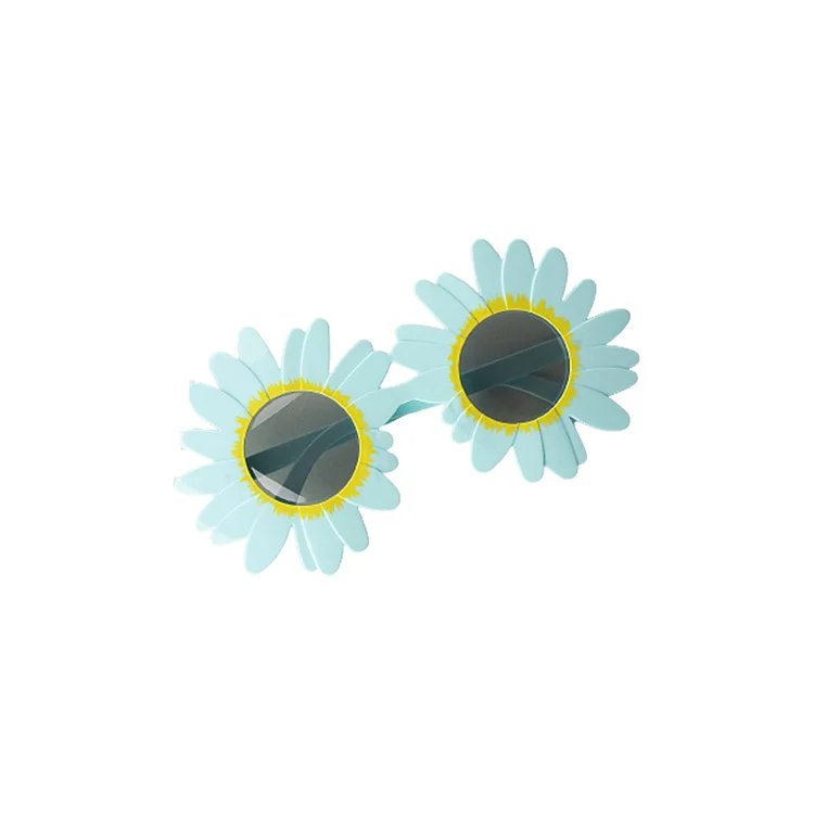 Demandernyc Creative Sun Flower Daisy Sunglasses Funny Glasses Gathering Picnic Photograph Sunglasses Decorative Glasses Fast