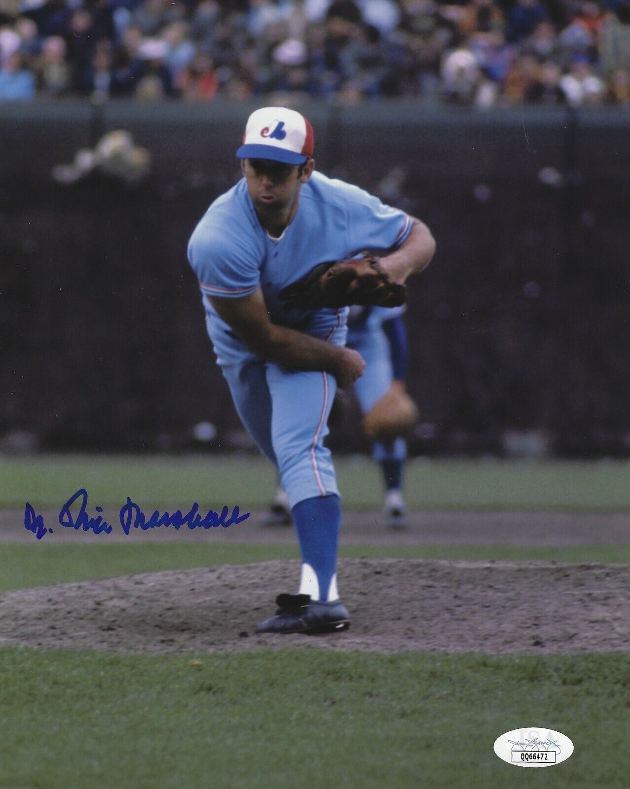 Signed 8x10 Dr. Mike Marshall Montreal Expos Autographed Photo Poster painting JSA COA