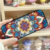 DIY Diamond Painting Leather Mandala Sunglass Storage Box Kit
