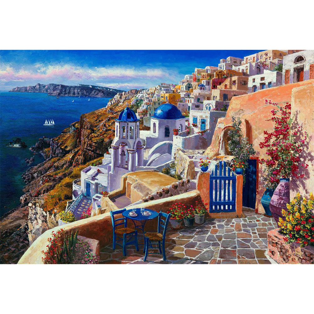 

Mediterranean - Square Drill Diamond Painting - 55*35CM, 501 Original