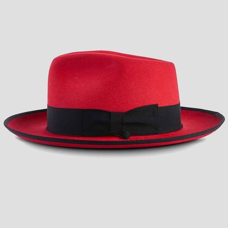 The Fox Fedora-Red[Fast shipping and box packing]