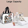 DIY Diamond Art Rhinestone Makeup Bag Crystal Transparent PVC Storage Pack Kit