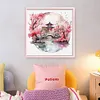 Pavilions-11CT Stamped Cross Stitch 40*40cm/15.75*15.75in