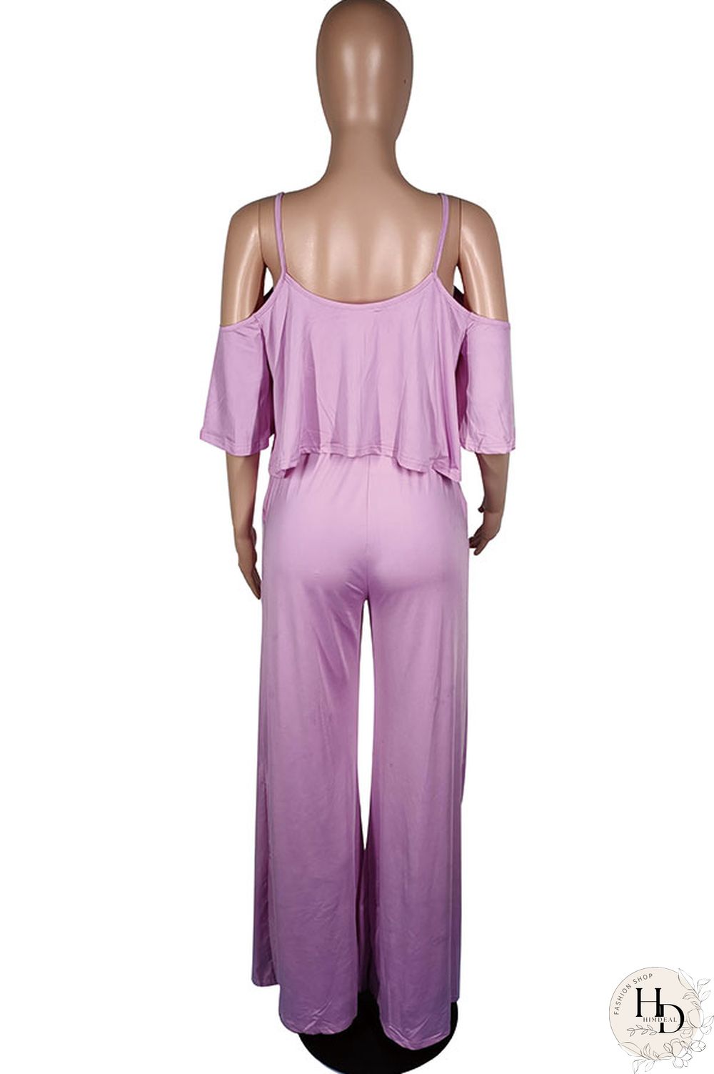 Yellow Polyester Sexy Fashion Patchwork ruffle Solid Straight Half Sleeve Two-piece Pants Set