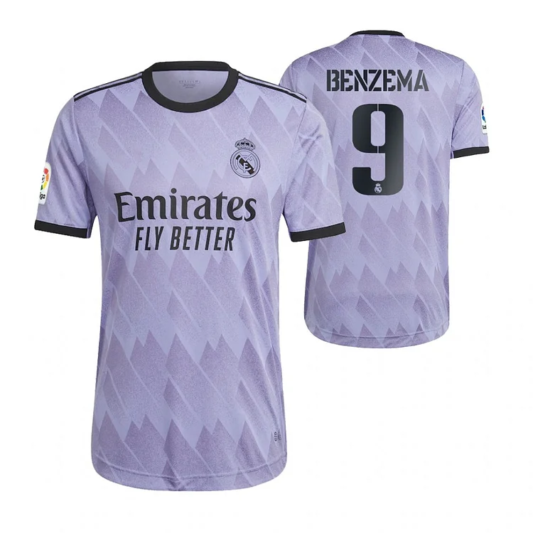 Real Madrid Karim Benzema 9 Away Trikot 2022-2023