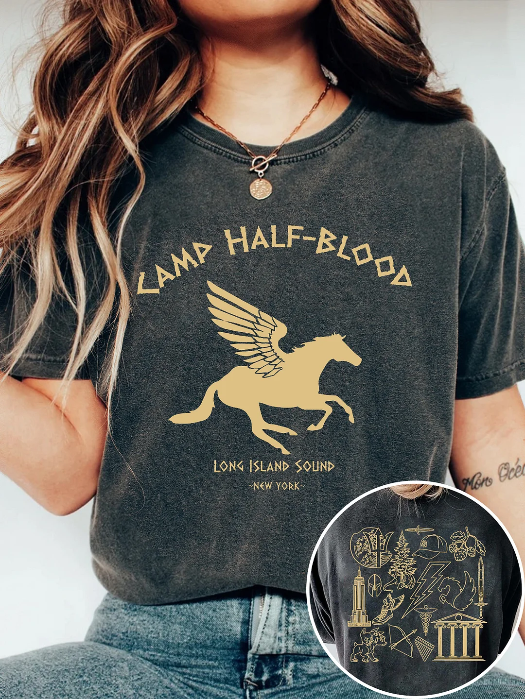 Camp Half Blood, Heroes Of Olympus Tshirt / DarkAcademias /Darkacademias