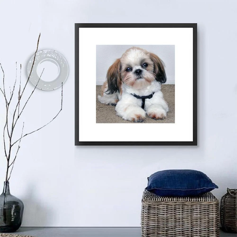 Diamond Painting - Full Round Drill - Dog(30*30cm)