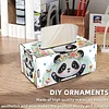 Panda DIY Diamant Kunst Papierhandtuchhalter für die Dekoration von Zuhause und Büro
