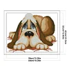 Dog- 9CT Partial Beaded Cross Stitch Kit(39x32cm)