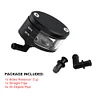 Motorcycle Brake Clutch Master Cylinder Fluid Reservoir Oil Cup (Black)