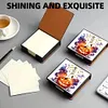 5D DIY Pu Diamant Kunst Notiz Box mit 160 Blatt Papier Memo Pad Halter (Sch&auml;del)