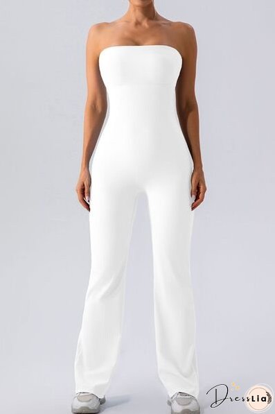 Sleeveless Straight Active Jumpsuit