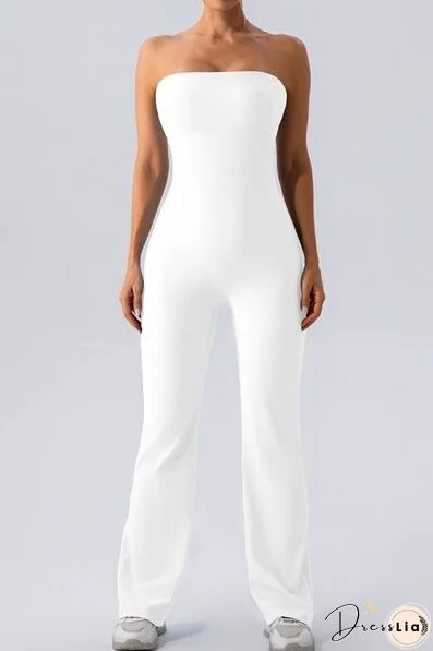 Sleeveless Straight Active Jumpsuit