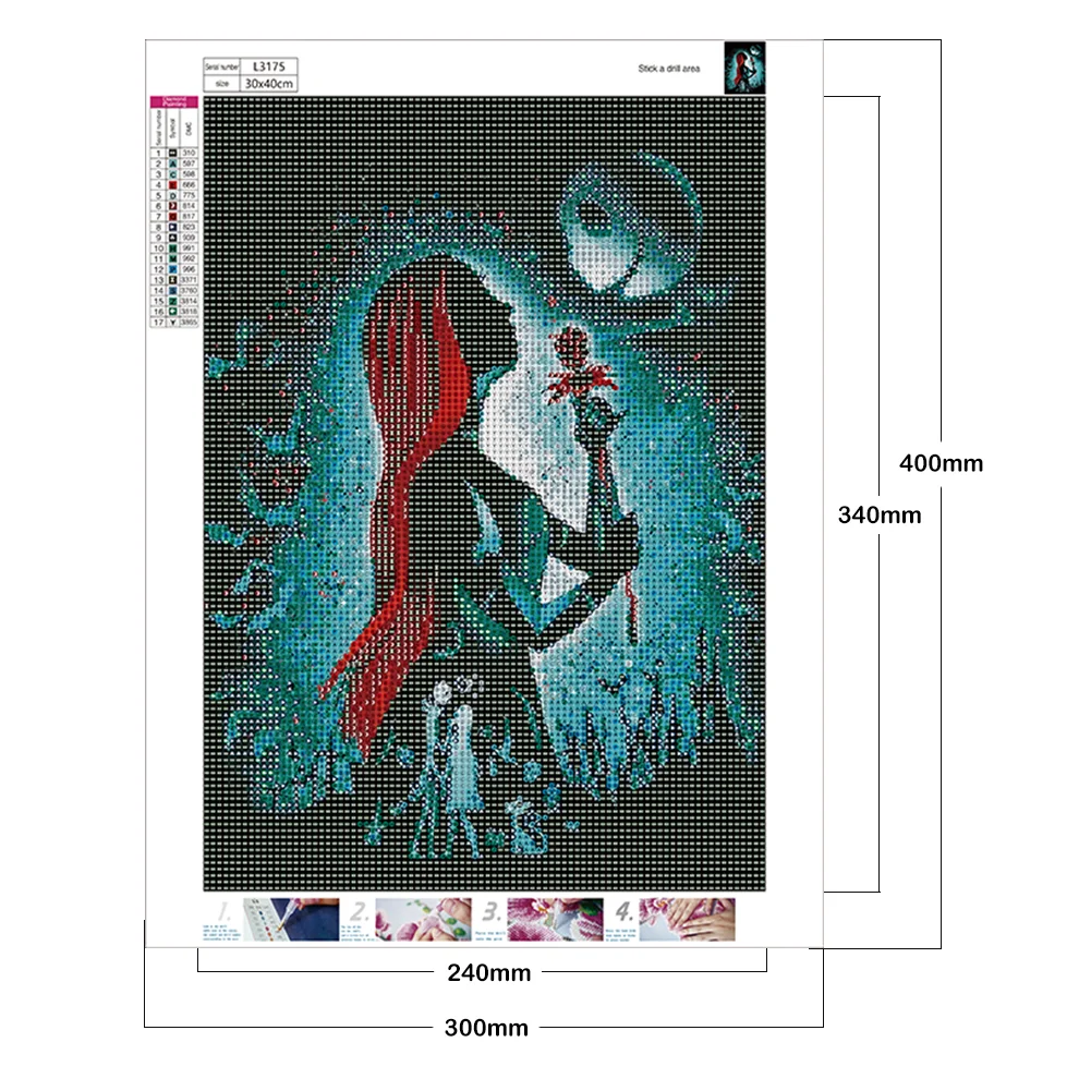 Diamond Painting - Full Round Drill - Silhouette(30*40cm)