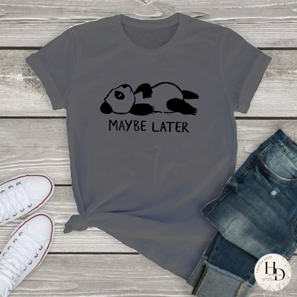 Women Maybe Later Cute Graphic Tee Shirts Summer Ideas