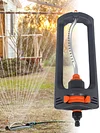 Aluminum Tube Swing Sprinkler 4 Modes Irrigation Sprinkler Rustproof Garden Tool