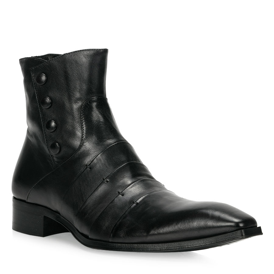 Gentlemen Button Side Zipper Chelsea Boots for Men | IFYHOME