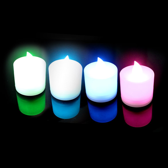 

7 Color Led Changing Electronic Flameless Candle Lamp, 501 Original