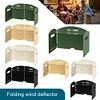 Foldable Camping Wind Shield Portable Gas Stove Windproof Screen for BBQ Cooking
